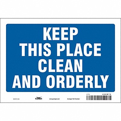 Safety Sign 7 in x 10 in Vinyl