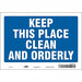 Safety Sign 7 in x 10 in Vinyl