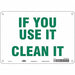 Safety Sign 7 in x 10 in Aluminum