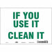 Safety Sign 7 in x 10 in Vinyl