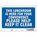 Safety Sign 7 in x 10 in Aluminum
