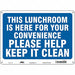 Safety Sign 10 in x 14 in Aluminum
