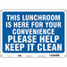 Safety Sign 10 in x 14 in Polyethylene