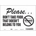 Safety Sign 7 in x 10 in Vinyl