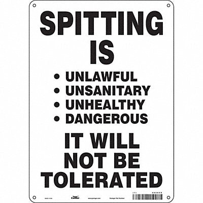 Safety Sign 14 in x 10 in Aluminum