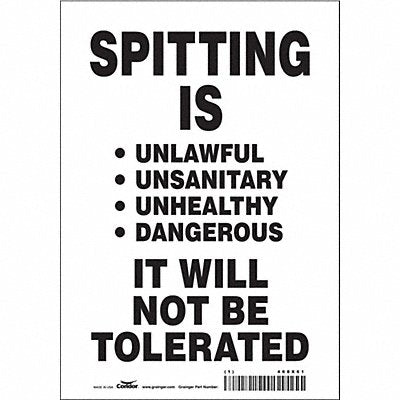 Safety Sign 10 in x 7 in Vinyl