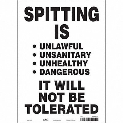 Safety Sign 14 in x 10 in Vinyl