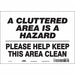 Safety Sign 7 inx10 in Vinyl
