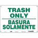 J9900 Safety Sign 10 in x 14 in Aluminum