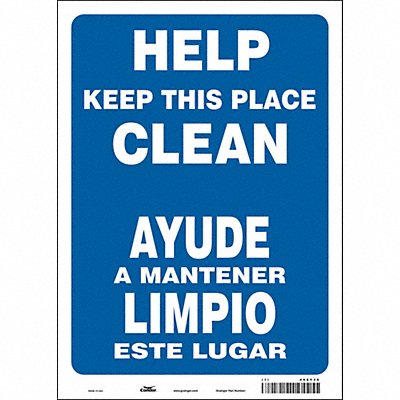 Safety Sign 14 in x 10 in Vinyl
