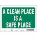 Safety Sign 7 in x 10 in Vinyl