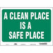 Safety Sign 10 in x 14 in Vinyl