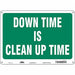 Safety Sign 10 in x 14 in Aluminum