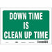 Safety Sign 7 in x 10 in Vinyl