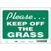 J9908 Safety Sign 7 in x 10 in Vinyl