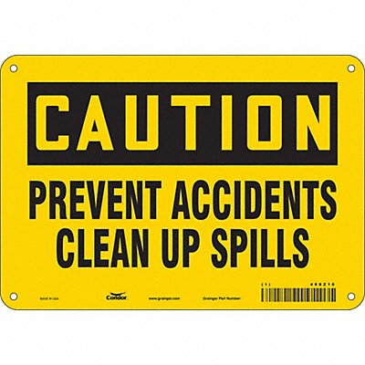 Safety Sign 7 in x 10 in Aluminum
