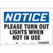 J9942 Safety Sign 7 in x 10 in Vinyl