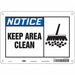 Safety Sign 7 in x 10 in Polyethylene