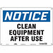 Safety Sign 10 in x 14 in Aluminum