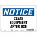 Safety Sign 7 in x 10 in Polyethylene