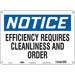 Safety Sign 10 in x 14 in Aluminum