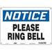Safety Sign 10 in x 14 in Polyethylene