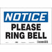 Safety Sign 7 in x 10 in Vinyl