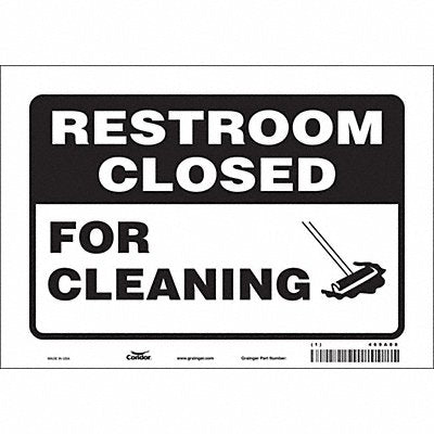 Safety Sign 7 in x 10 in Vinyl
