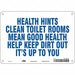 Safety Sign 7 in x 10 in Aluminum