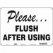 Safety Sign 10 in x 14 in Aluminum