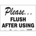 Safety Sign 10 in x 14 in Vinyl