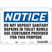 Safety Sign 7 in x 10 in Aluminum