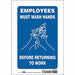 Safety Sign 10 in x 7 in Vinyl