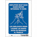 Safety Sign 10 in x 7 in Vinyl
