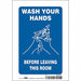 Safety Sign 10 in x 7 in Vinyl