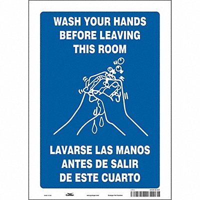 Safety Sign 14 in x 10 in Vinyl