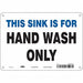 Safety Sign 7 in x 10 in Aluminum