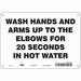Safety Sign 7 in x 10 in Polyethylene