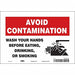Safety Sign 7 in x 10 in Vinyl