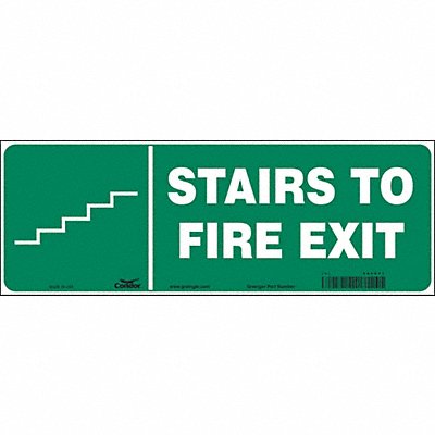 Safety Sign 5 in x 14 in Vinyl