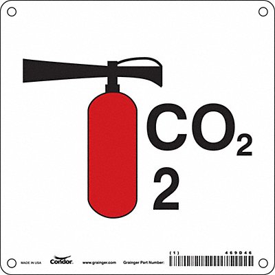 Safety Sign Fire and Emergency 6 x 6 