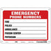 J9297 Safety Sign 7 in x 10 in Aluminum