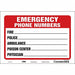 J9297 Safety Sign 7 in x 10 in Vinyl
