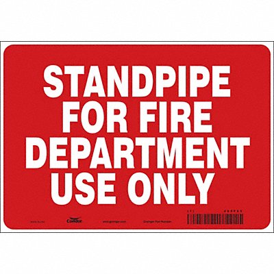 Safety Sign 7 in x 10 in Vinyl