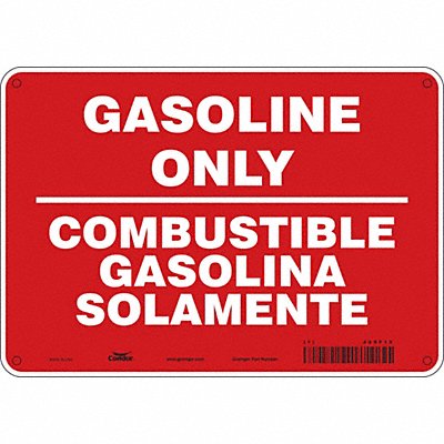 Safety Sign 7 in x 10 in Polyethylene