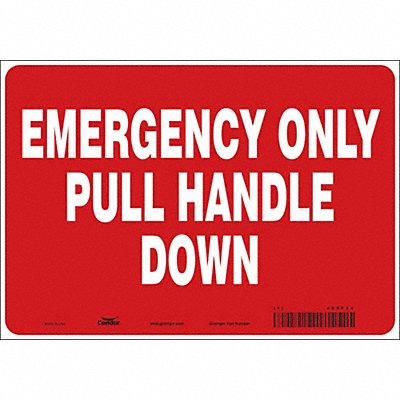 Safety Sign 7 in x 10 in Vinyl