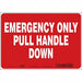 Safety Sign 7 in x 10 in Vinyl