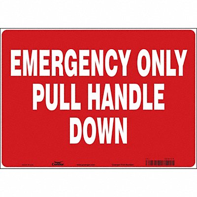Safety Sign 10 in x 14 in Vinyl
