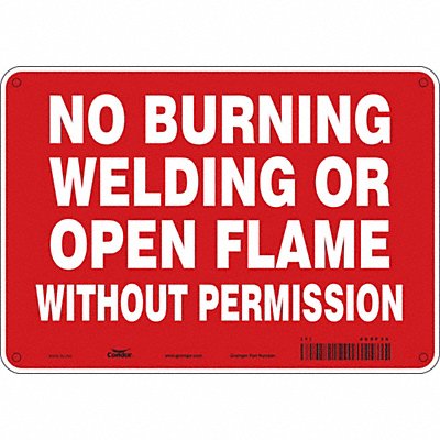 Safety Sign Fire and Emergency 7 x 10 