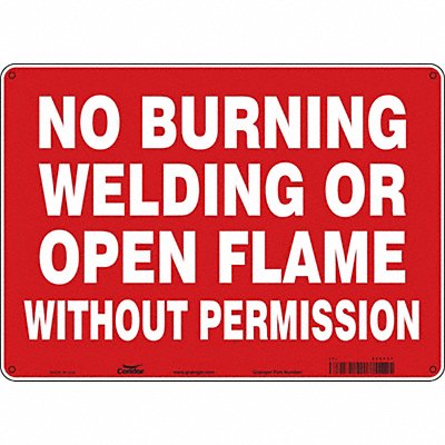 Safety Sign 10 inx14 in Aluminum